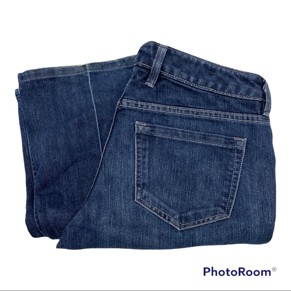 Banana Republic Urban Flared Leg Dark Wash Center Seam Jeans Size 2